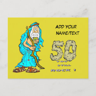 La croûte du 50e anniversaire d'Abraham. Carte pos