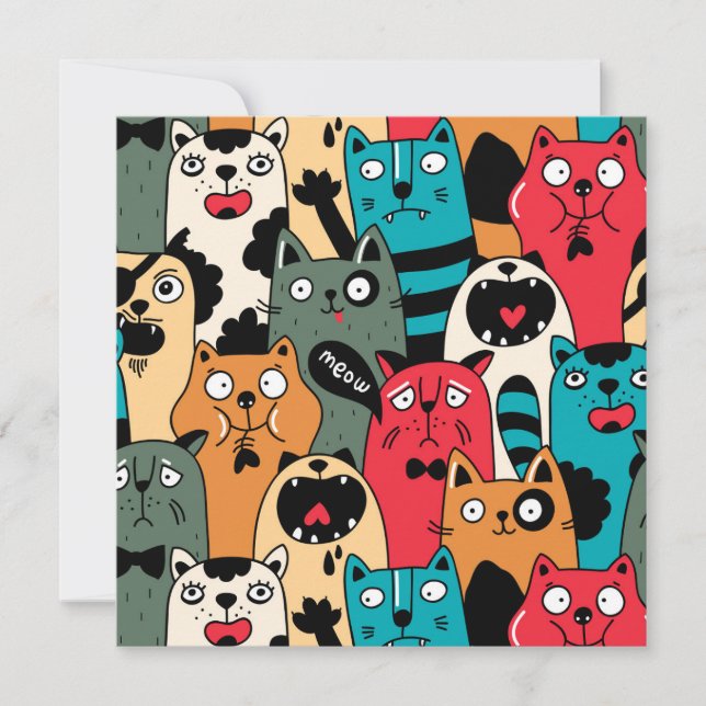 La Crowd of cats (Devant)