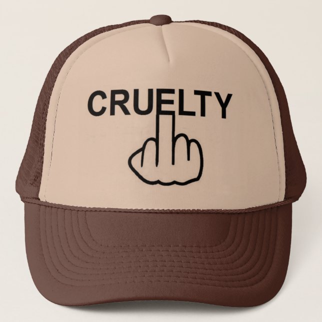 La Cruauté casquette Est Cruelle (Devant)