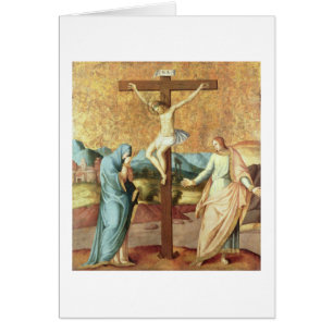 La crucifixion avec la Vierge et le St John l'Ev