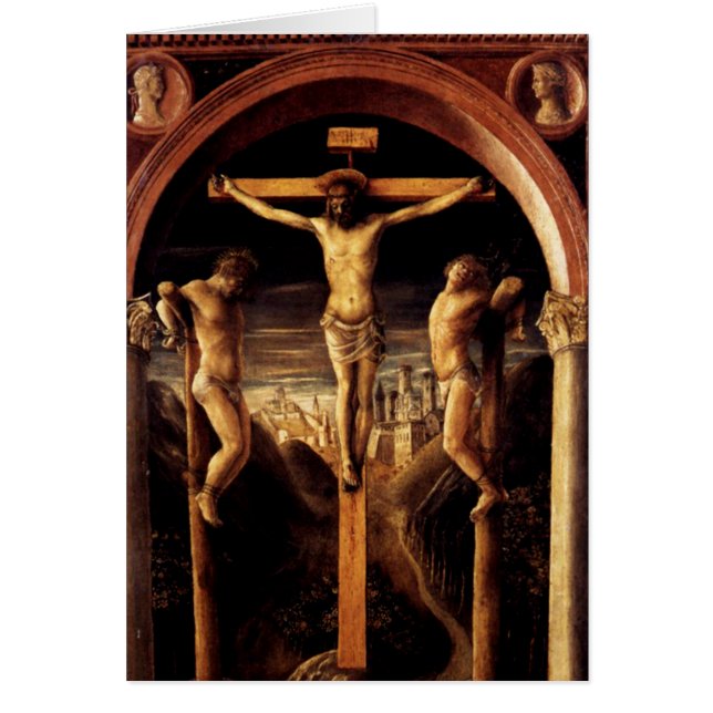 La crucifixion de Jésus par Vincenzo Foppa - 1456 (Devant)