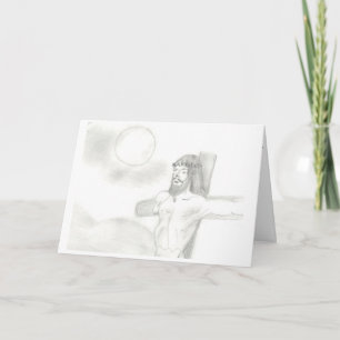 "La Crucifixion" une carte de Pâques