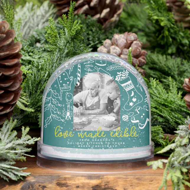 La cuisson est l'amour Fête photo verte (Hiver)