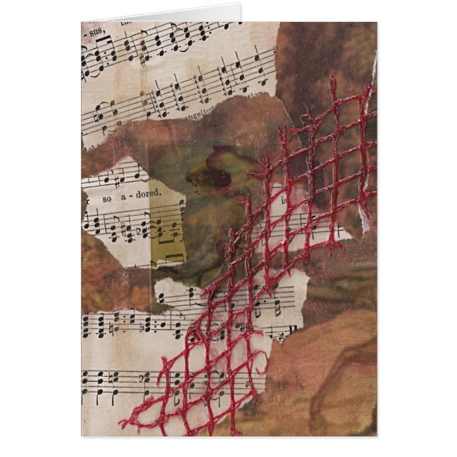 La Dame Collage Médiatique Mixte (Devant)