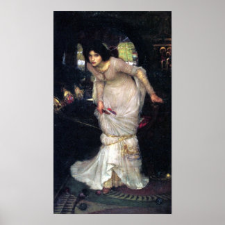 La Dame De Shalott ~1894~ Poster