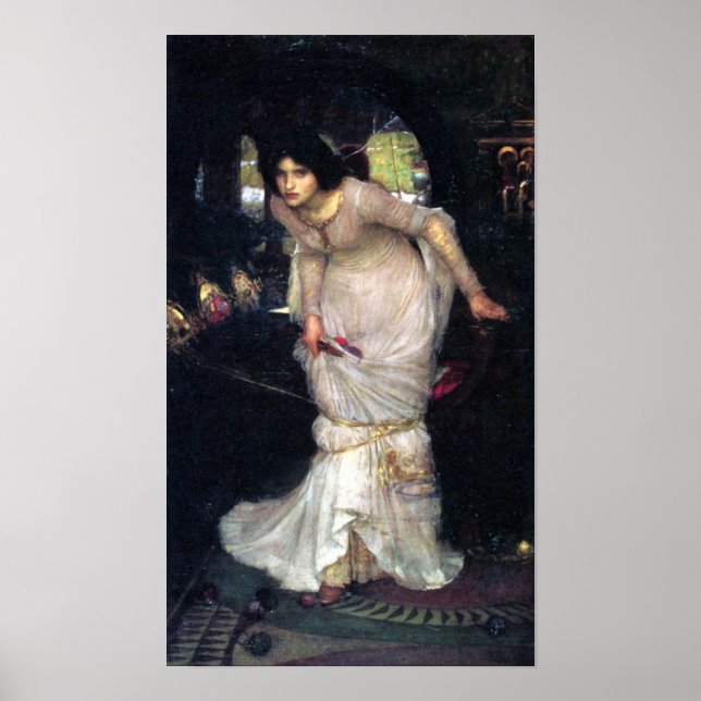 La Dame De Shalott ~1894~ Poster (Devant)