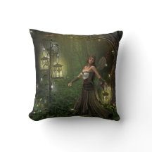 La Dame des Lanternes Coussin