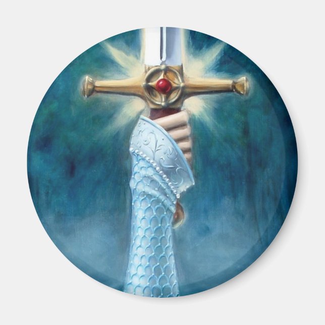 La Dame du lac Magnet (Devant)