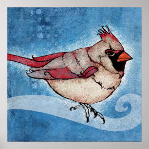 La Dame Est Un Cardinal Poster Ostro