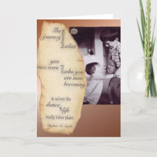 La danse de la carte de voeux de la vie