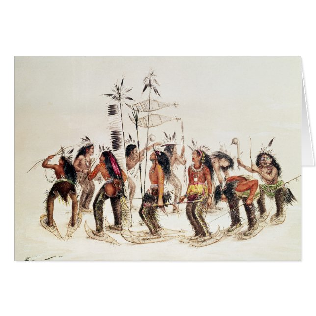 La danse de raquette (Devant horizontal)