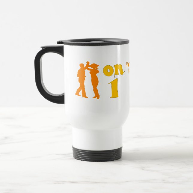 La danse de Salsa sur une silhouette la tasse en (Gauche)