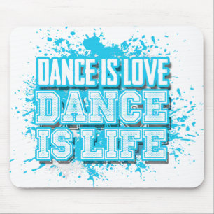 La danse est danse d'amour est tapis de souris