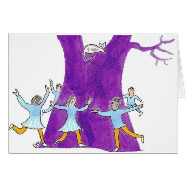 La danse jusqu'à l'arbre indique l'arrêt ! (Devant horizontal)