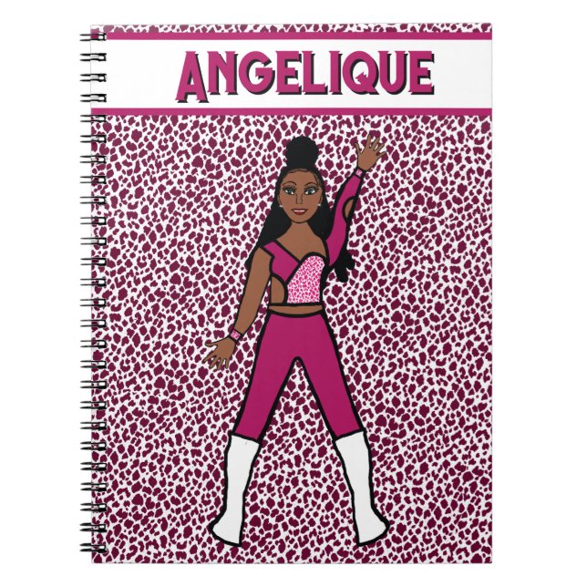 La danseuse majorette Berry Leopard Carnet (Devant)