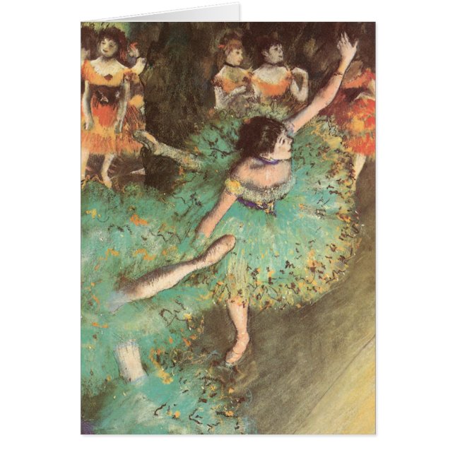 La danseuse verte par Edgar Degas, Ballet vintage (Devant)