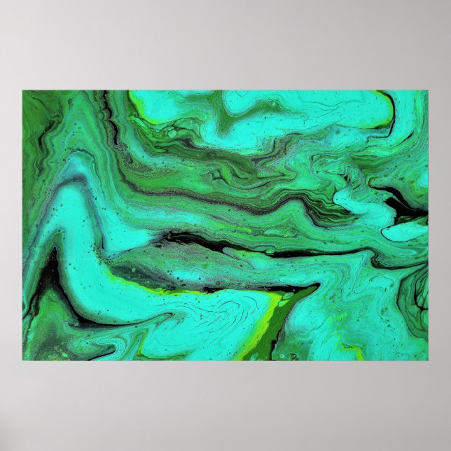 La Dee Dah 2 Impression d'art mural abstrait (Devant)