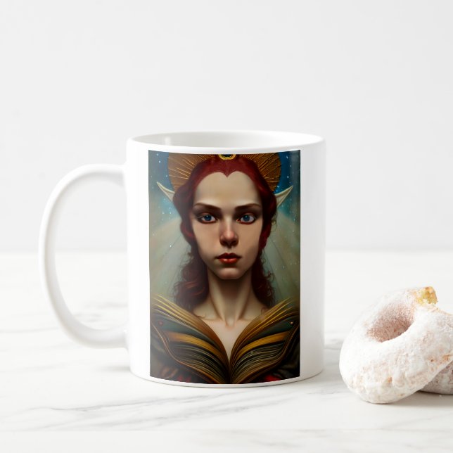 La déesse des elfes Fairy Mug (Avec donut)