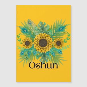 La déesse d'Oshun Tournesols