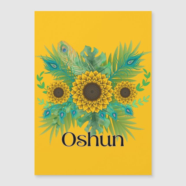 La déesse d'Oshun Tournesols (Devant)