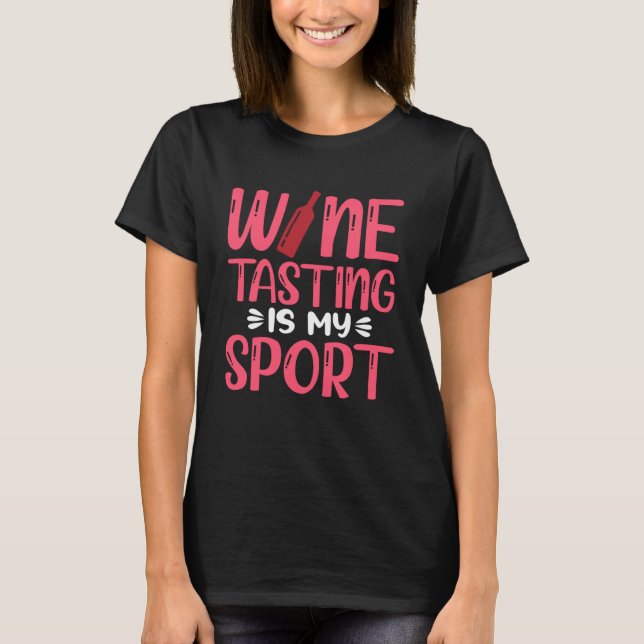 La Dégustation De Vin Est Mon Sweat - shirt à capu (Devant)
