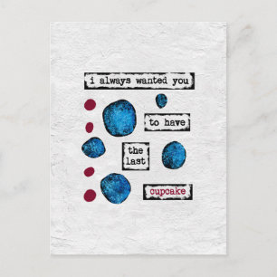 La Dernière carte postale Cupcake