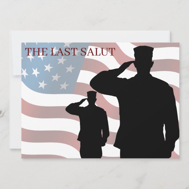 LA DERNIÈRE SALUT (Devant)