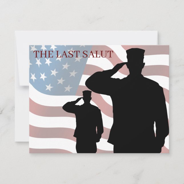 LA DERNIÈRE SALUT (Devant)