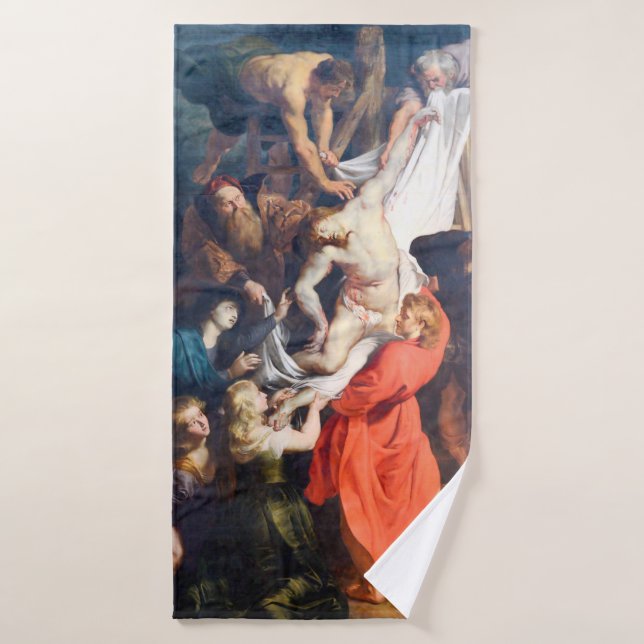 La descente de la croix, Rubens (Serviette de bain)