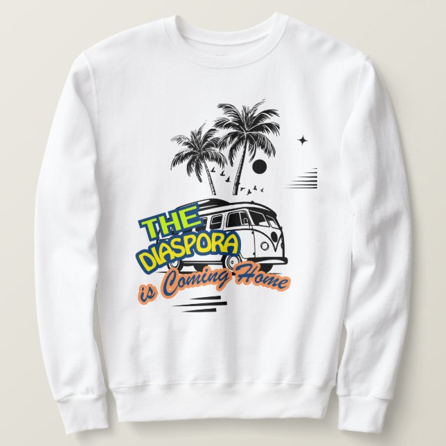La Diaspora Rentre Chez Elle | Sweatshirt de Base (Design devant)