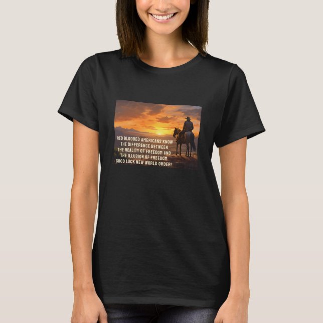 La différence - coucher de soleil (noir) T-shirt (Devant)