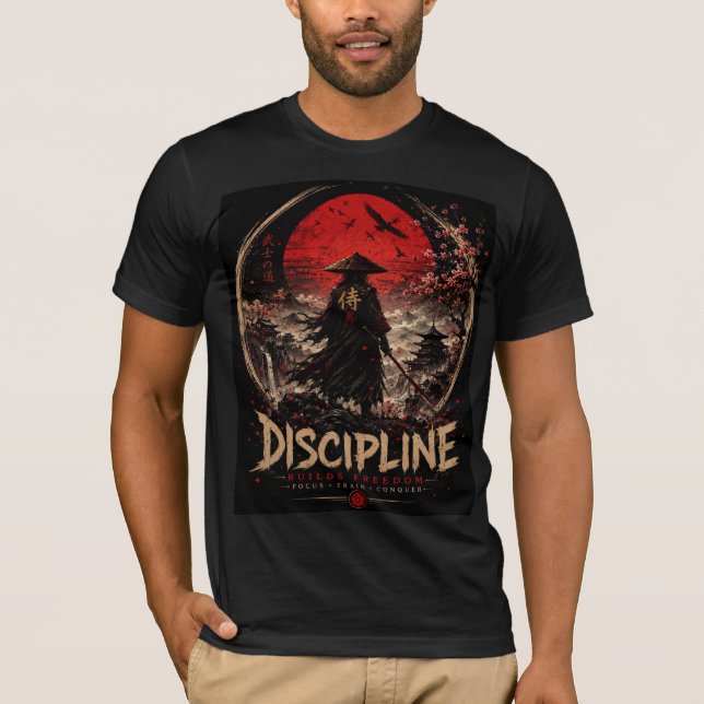 La Discipline Construit la Liberté – T-Shirt de Gu (Devant)
