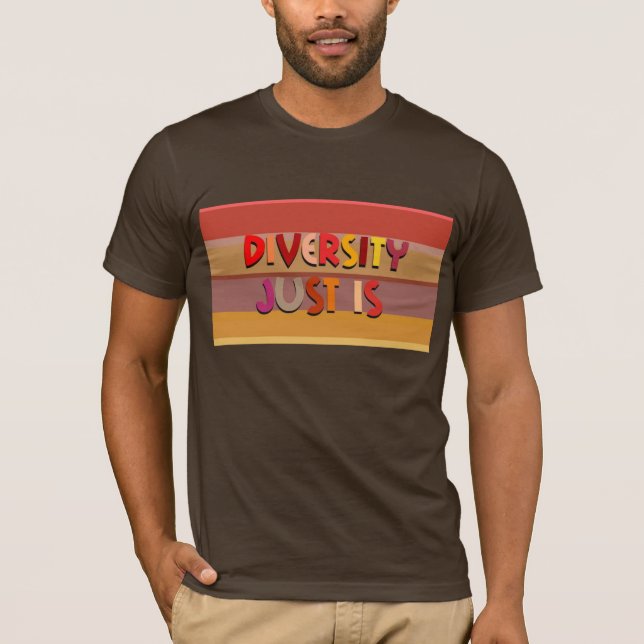 La Diversité, c'est le T-shirt des bandes (Devant)