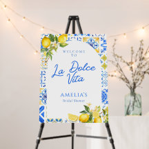 La Dolce Vita Italian Lemon Accueil de Fiançailles