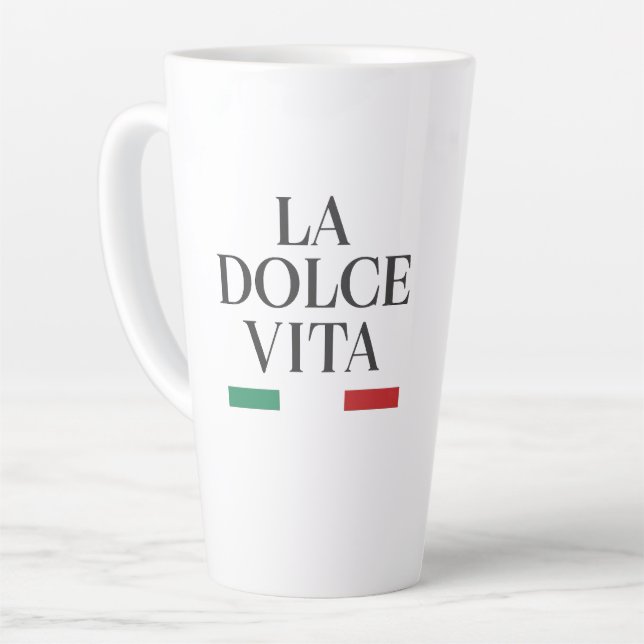 La Dolce Vita Milk Mug Italien (Angle gauche)