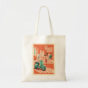 La Dolce Vita Rome Vintage Sac de voyage Italie Ar