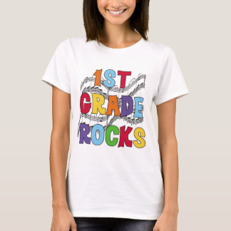 La ?ère catégorie multicolore bascule des T-shirts