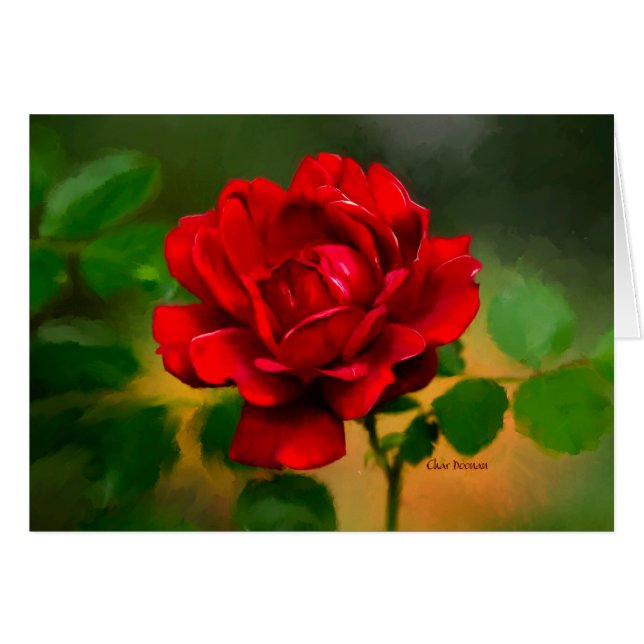 La "essence" d'un rose rouge ! (Devant horizontal)