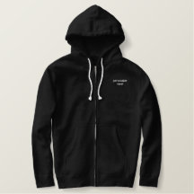 "L'a fait" sweat - shirt à capuche brodé de