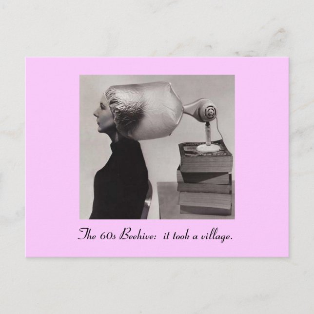 La fameuse carte Beehive Hairdo des années 1960 (Devant)