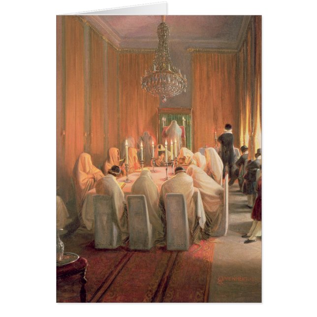 La famille de Rothschild à la prière (Devant)