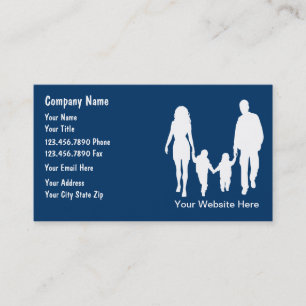 La famille entretient des cartes de visite