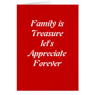 La famille est un trésor