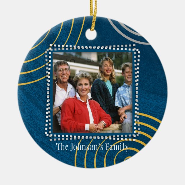 La famille Johnson - Ornement de Noël 2017 (Devant)