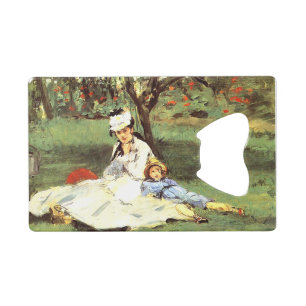 La famille Monet dans son jardin Edouard Manet