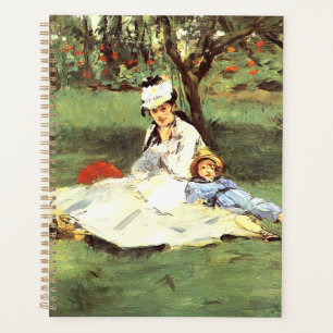 La famille Monet dans son jardin Edouard Manet