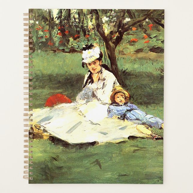 La famille Monet dans son jardin Edouard Manet (Devant)