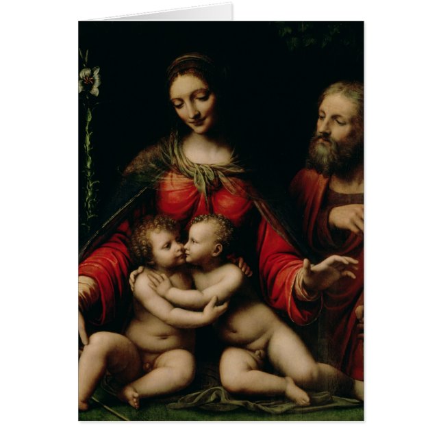 La famille sainte avec le St John infantile (Devant)