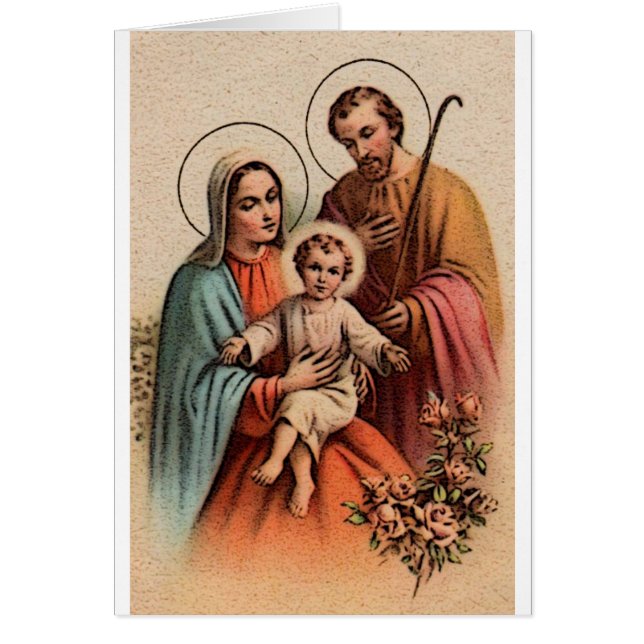 La famille sainte - Jésus, Mary, et Joseph (Devant)