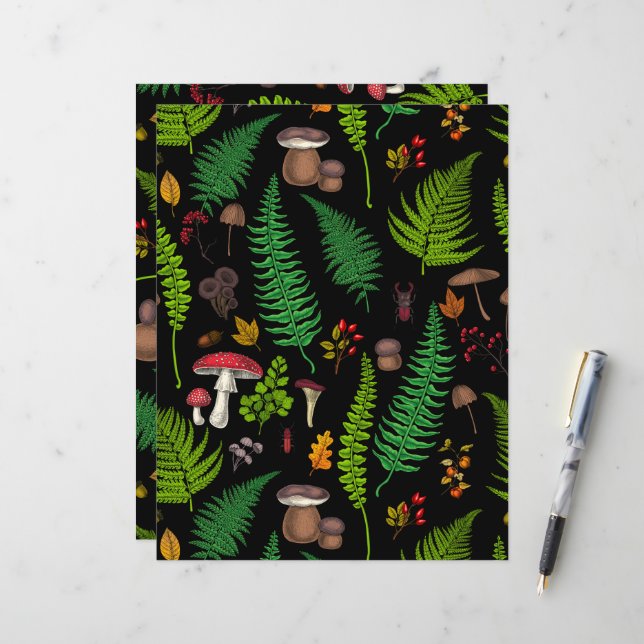 La faune et la flore des bois (Devant/Arrière en situation)